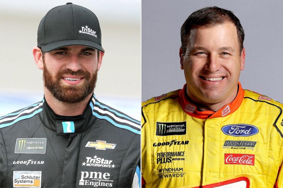 Corey LaJoie and Ryan Newman | Jerry Markland/Getty; Chris Graythen/Getty