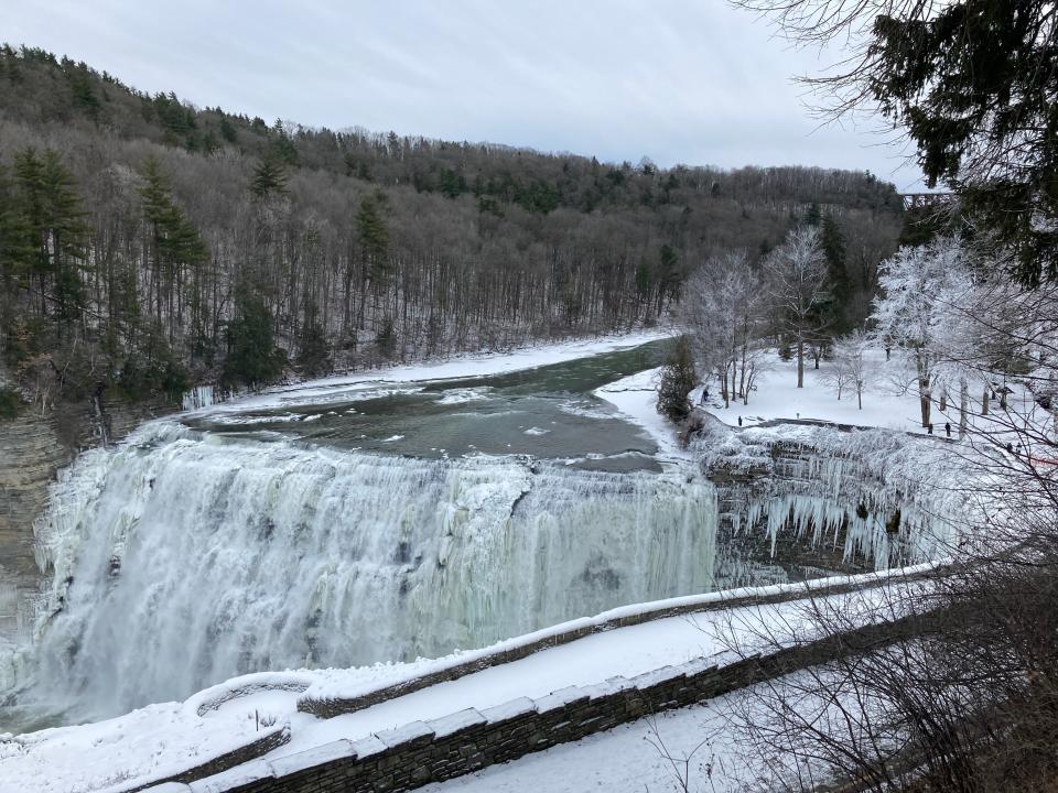 Middle Falls on a winter day