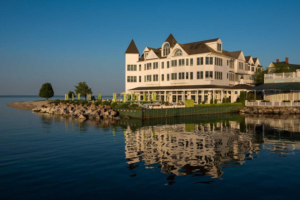 Hotel Iroquois, resort exterior, Mackinac Island, Michigan