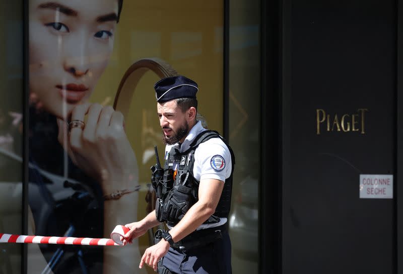 Robbery at the Piaget store in Paris