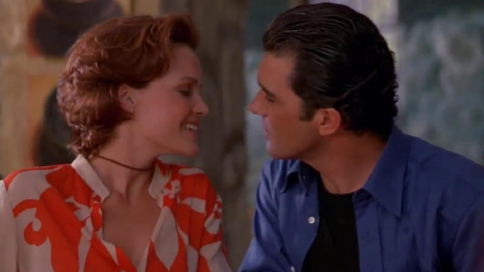 Antonio Banderas and Carla Gugino in Spy Kids.