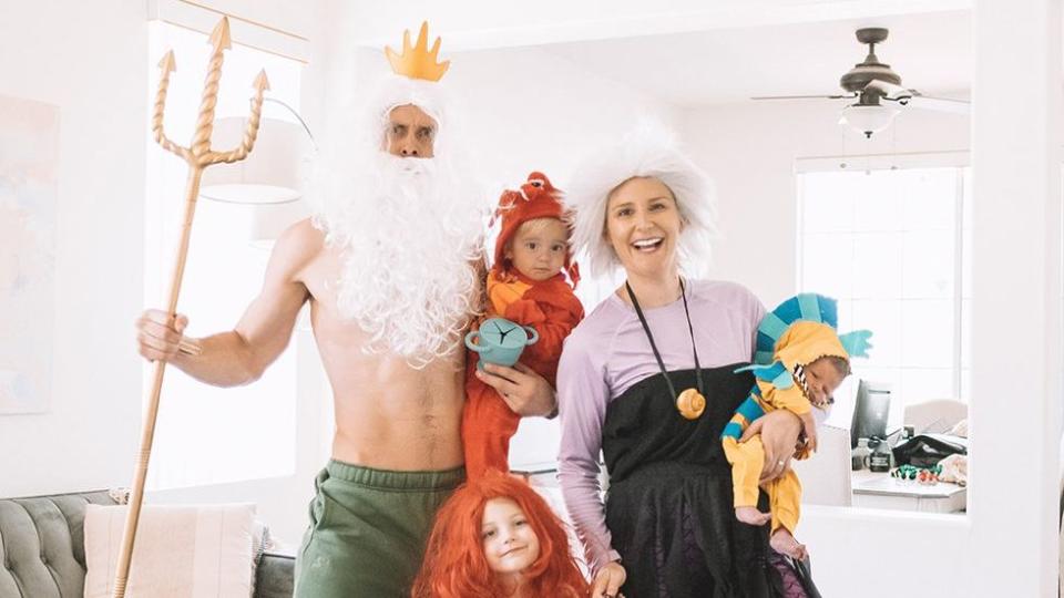 little mermaid family halloween 80s costume