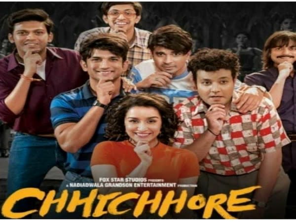 Poster of 'Chhichhore' (Image source: Instagram)