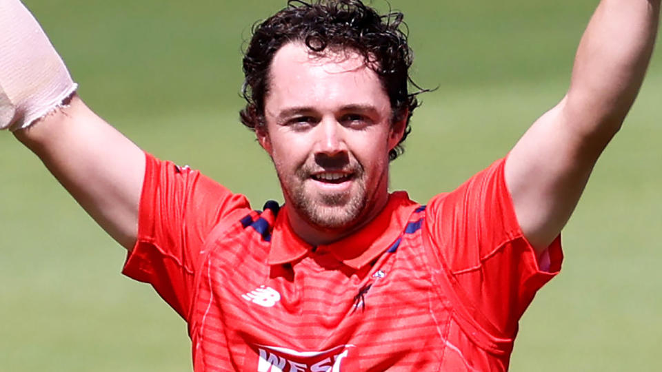 South Australian captain Travis Head belted a historic 230 against Queensland, the second-highest domestic one-day score in Australian history. (Photo by James Elsby/Getty Images)