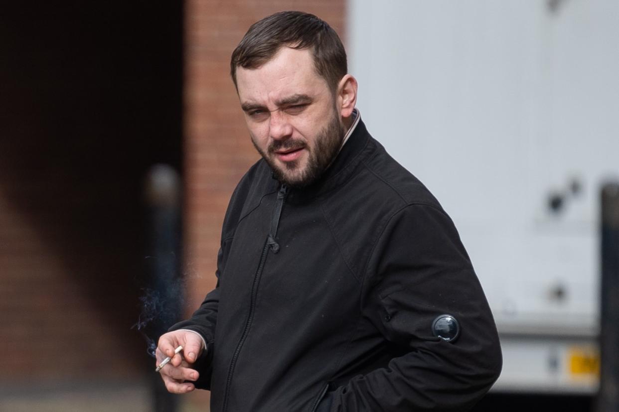 Marcus Finney outside Chester Crown Court. (Cavendish)