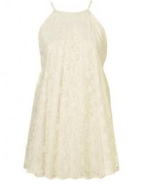 Topshop white lace mini dress, $100.
