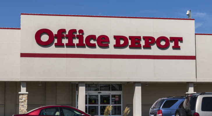 An image of a Office Depot (ODP) storefront