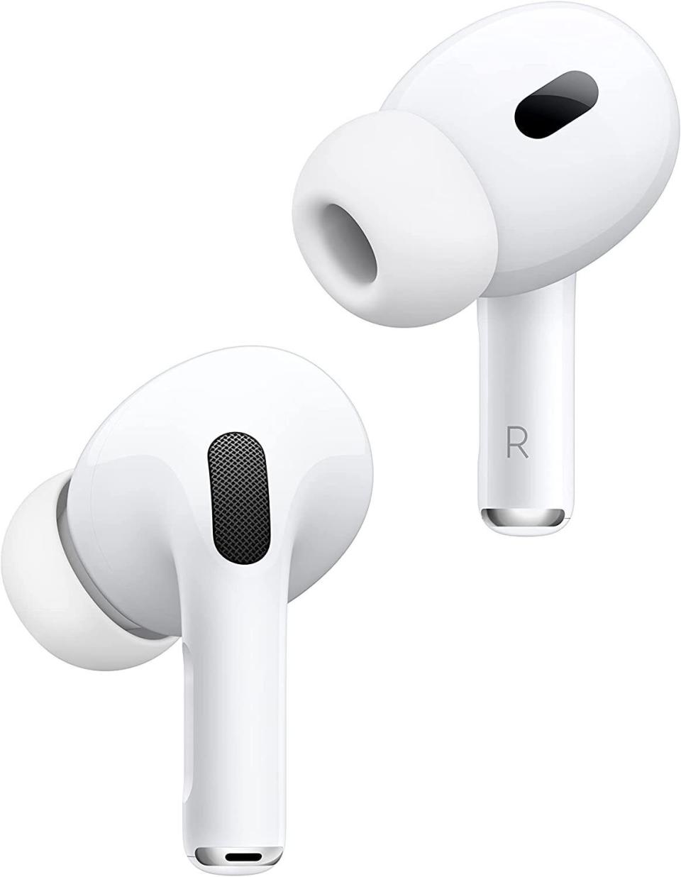 In these top-of-the-line AirPods, the Apple-designed H2 chip offers premium noise cancellation and immersive listening quality. Multiple sizes of silicone tips are also available for increased customization in comfort, and newly sensitive controls allow you to adjust volume and answer calls by merely swiping the AirPod’s stem. This model also offers 33% more battery life than the first-generation model. These popular earbuds are on sale on Cyber Monday for a limited time.$199.99 at Amazon (originally $249)
