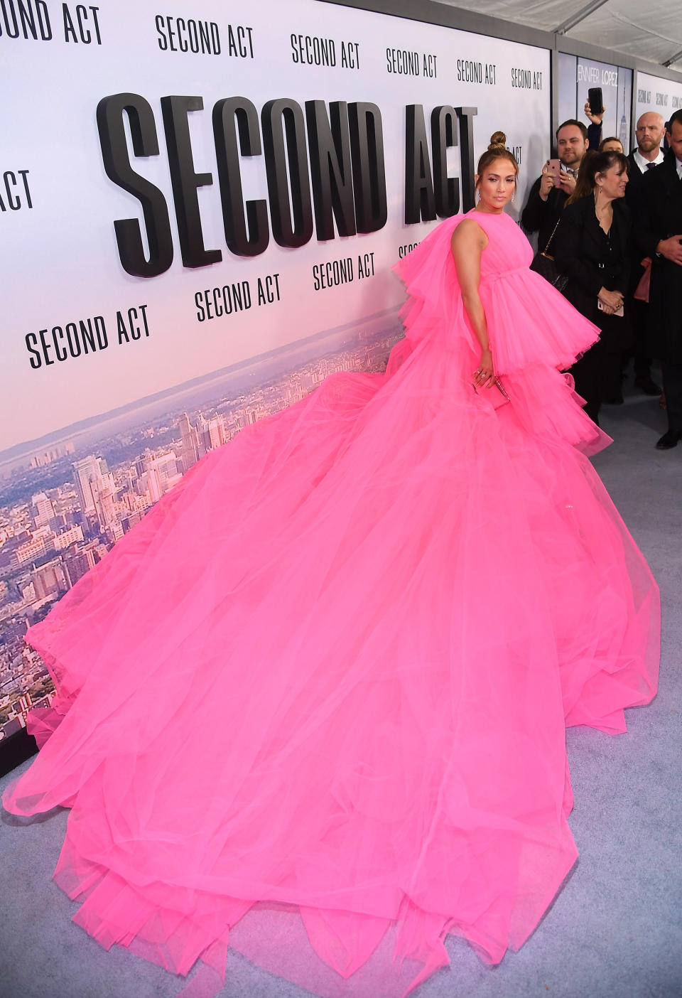 Jennifer Lopez bei der Premiere von „Manhattan Queen“ am 12. Dezember 2018