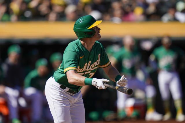 Oakland A's catcher Stephen Vogt has a night he'll never forget