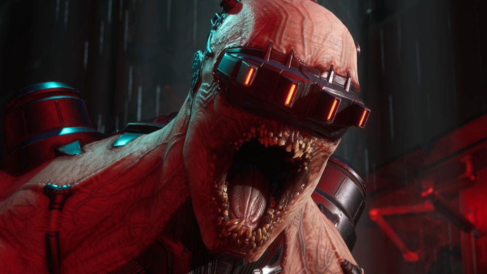     Killing Floor 3: A screenshot of a screaming ZED during the upcoming game Killing Floor 3. 