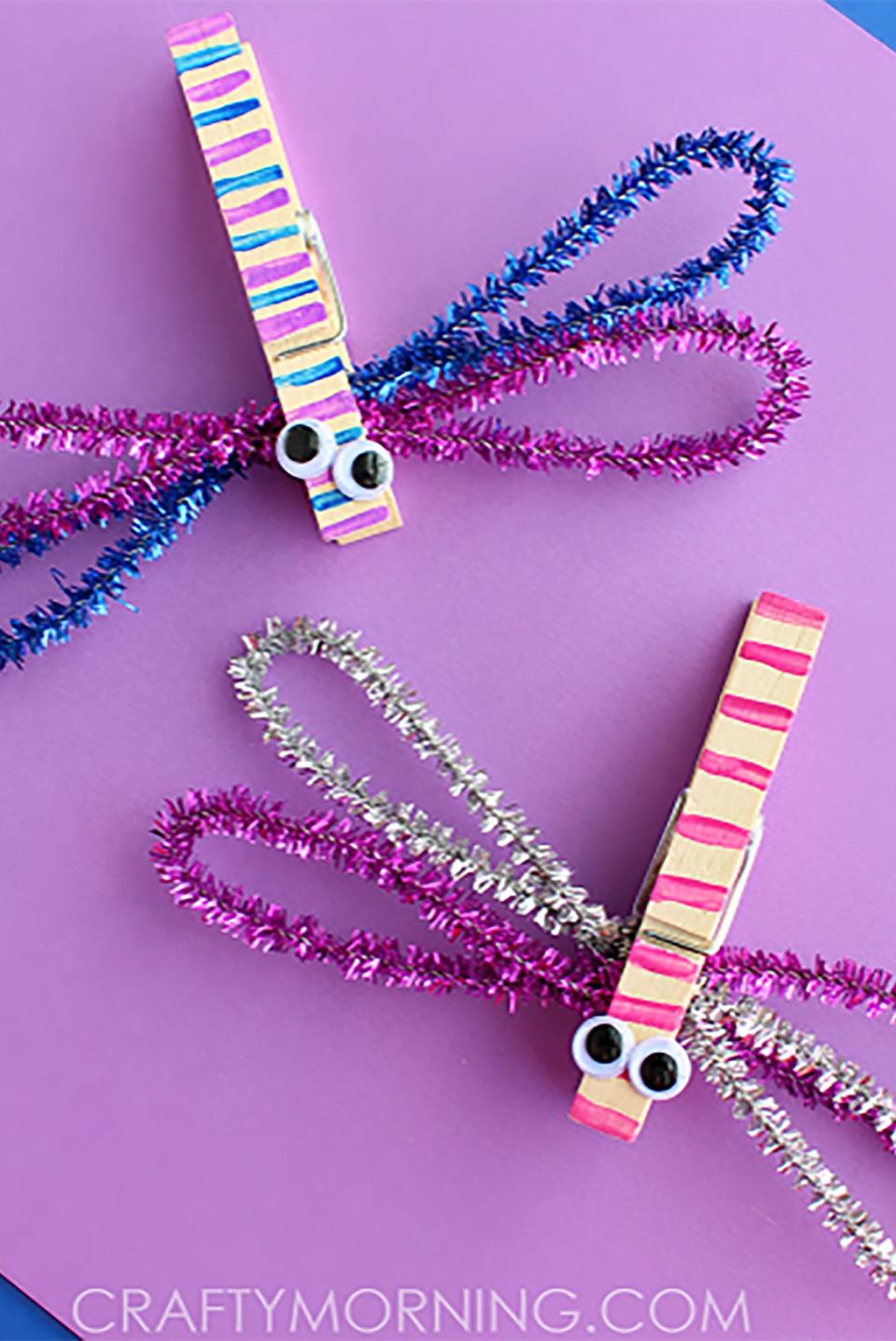 Clothespin Dragonflies