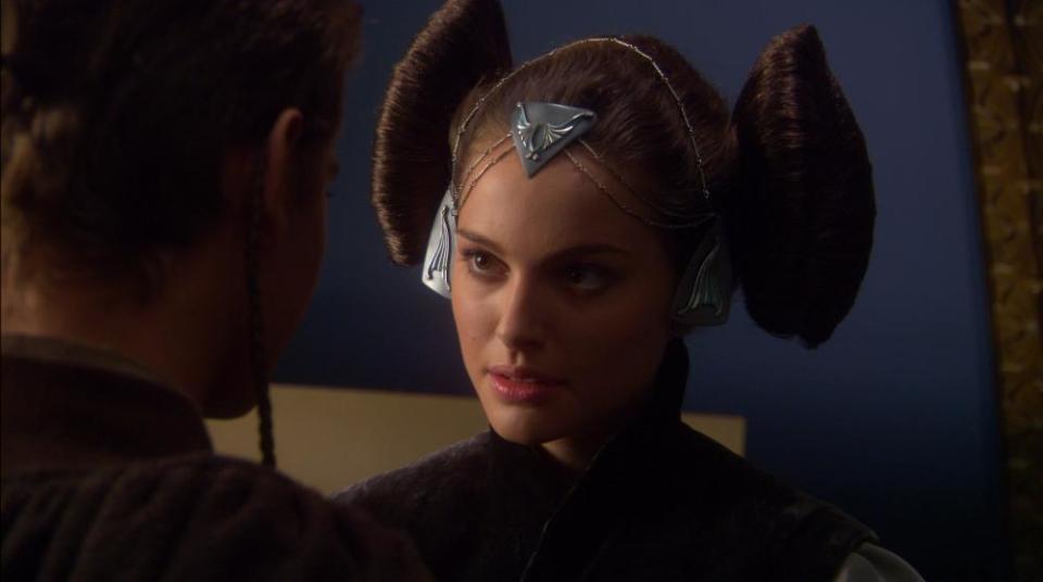 Hayden Christensen and Natalie Portman in Star Wars Episode II: Attack of the Clones, 2002.<span class="copyright">Lucasfilm</span>