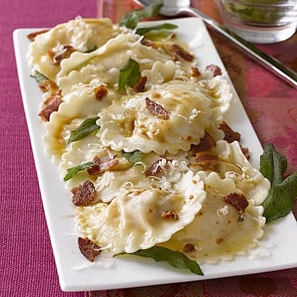 Butternut Squash Ravioli with Sage