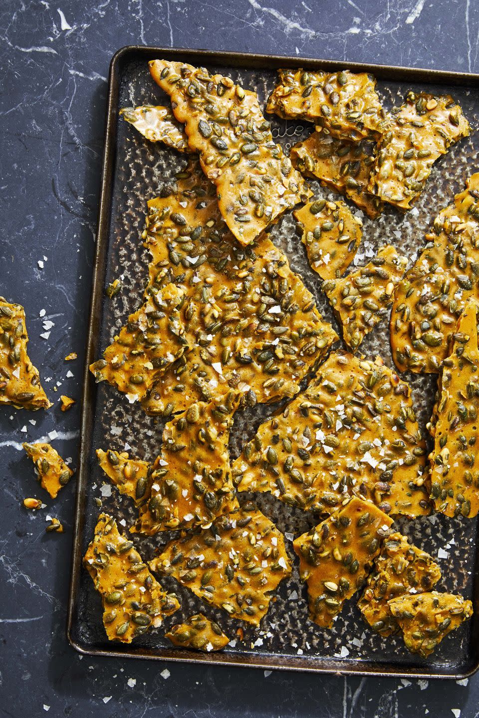 Rosemary-Pumpkin Seed Brittle