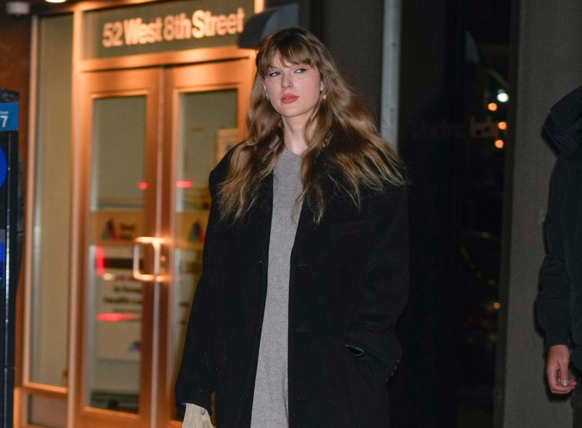 Taylor Swift Kept Warm in a $2,345 Hooded Sweater Dress: Get the Look