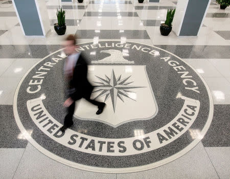 The lobby of the CIA Headquarters Building in Langley, Virginia, U.S. on August 14, 2008. REUTERS/Larry Downing/File Photo