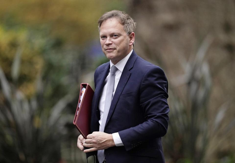 Grant Shapps has insisted it will never be acceptable to damage public property in Britain (Aaron Chown/PA) (PA Wire)