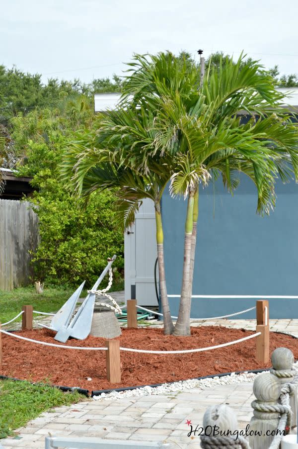 garden fence ideas coastal rope garden border