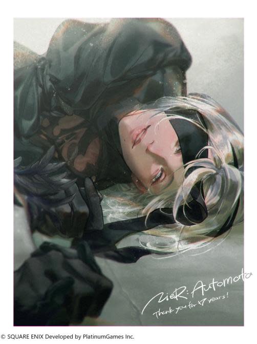 PlatinumGames celebró el 7.º aniversario de NieR:Automata con estas fabulosas ilustraciones