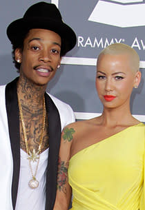 Wiz Khalifa and Amber Rose | Photo Credits: Jeff Vespa/WireImage.com