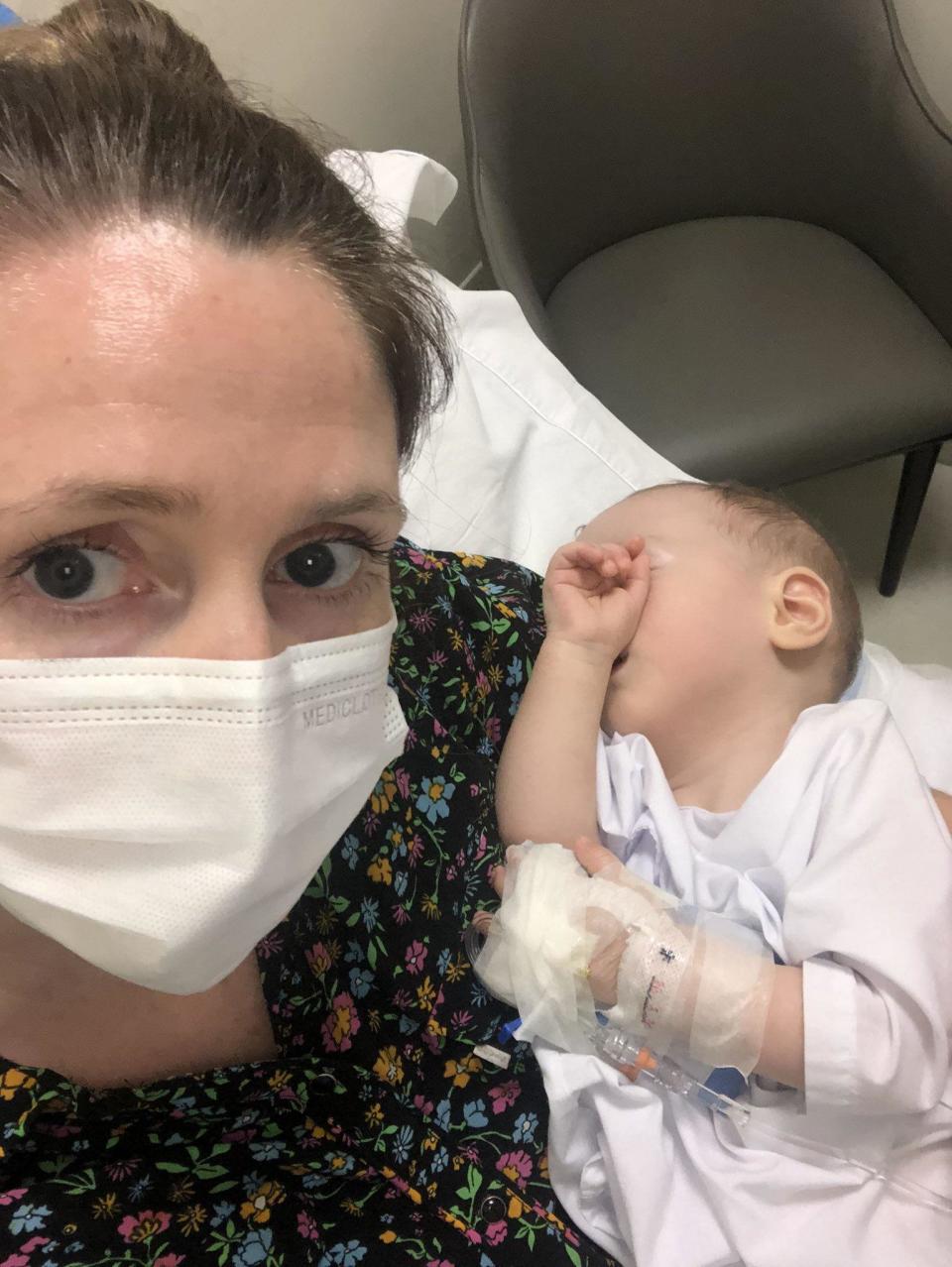 The north London mother whose nine-month-old baby is recovering from pneumonia is appealing for help after they became stranded in Peru because of the coronavirus pandemic. (PA)