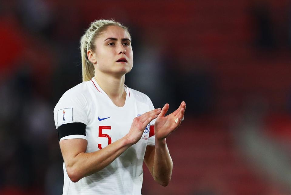 Former England captain Steph Houghton has decided to hang up her boots at the end of the season (Getty Images)