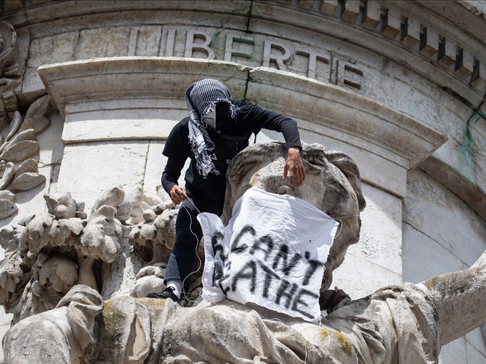 black lives matter protest paris