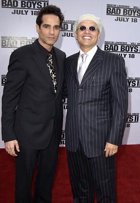 Yul Vasquez and Joe Pantoliano at the LA premiere of Columbia's Bad Boys II