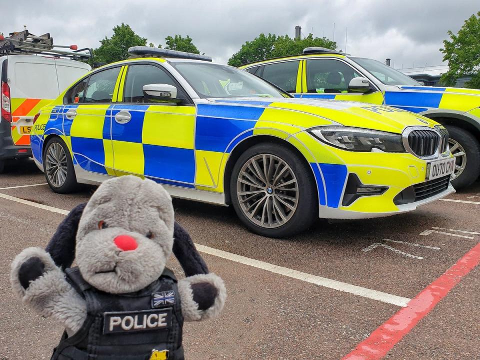 Images had been posted on social media of the Police Dog Swoop puppet (X/@police_swoop)