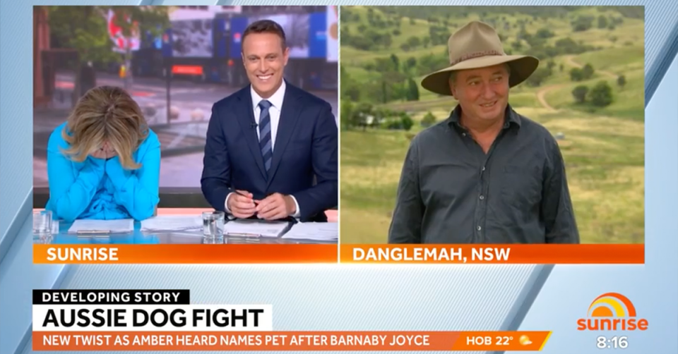 Barnaby Joyce on Sunrise.