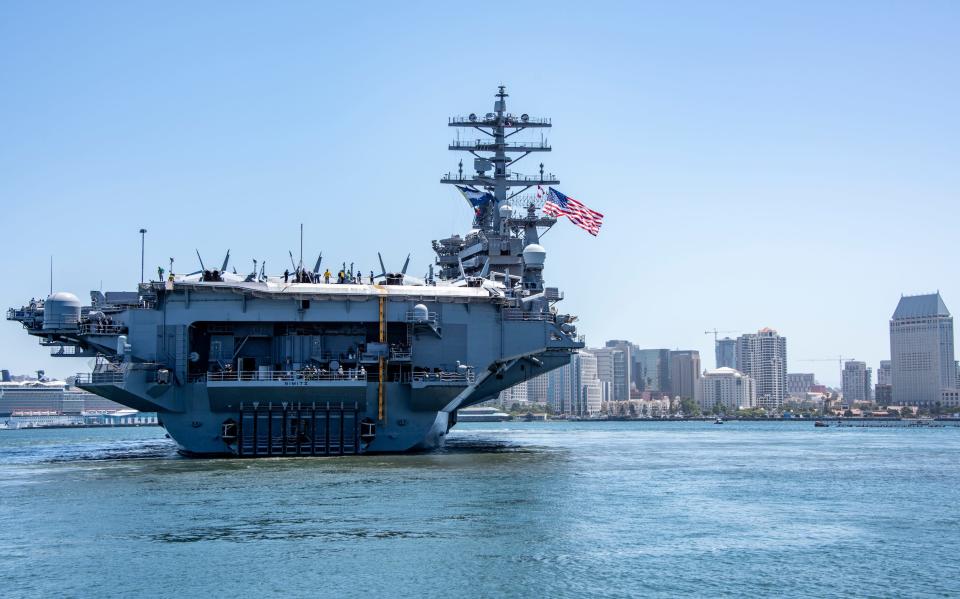 Navy aircraft carrier USS Nimitz