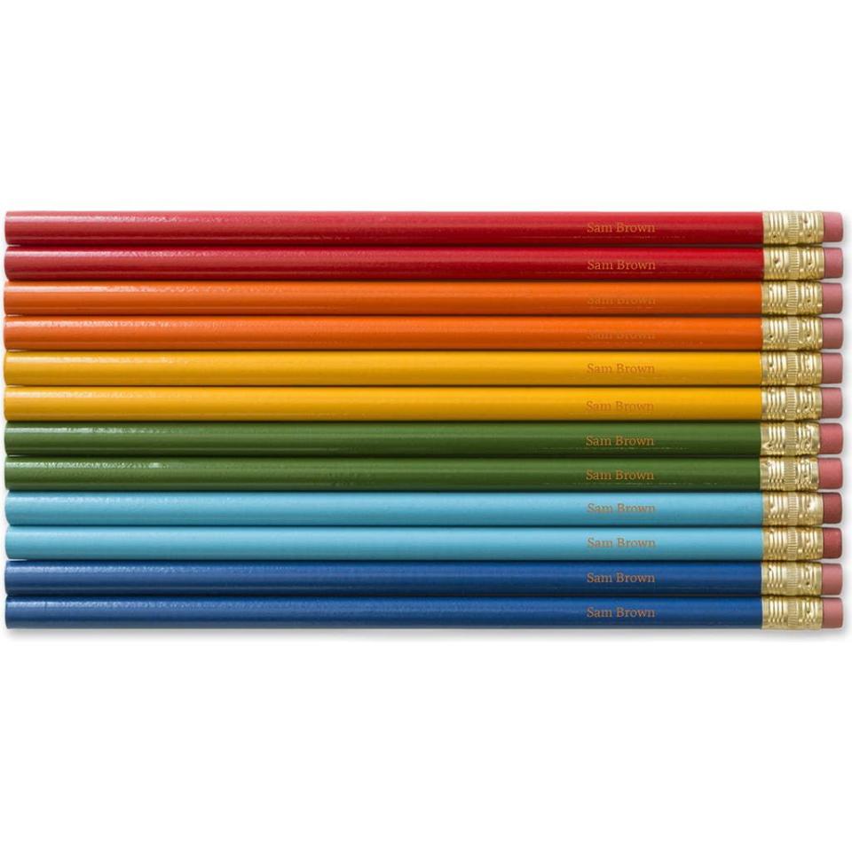 34) Personalized Pencils