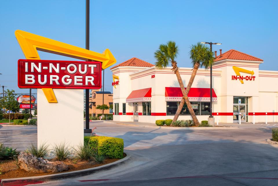 An In-N-Out Burger location in Texas.