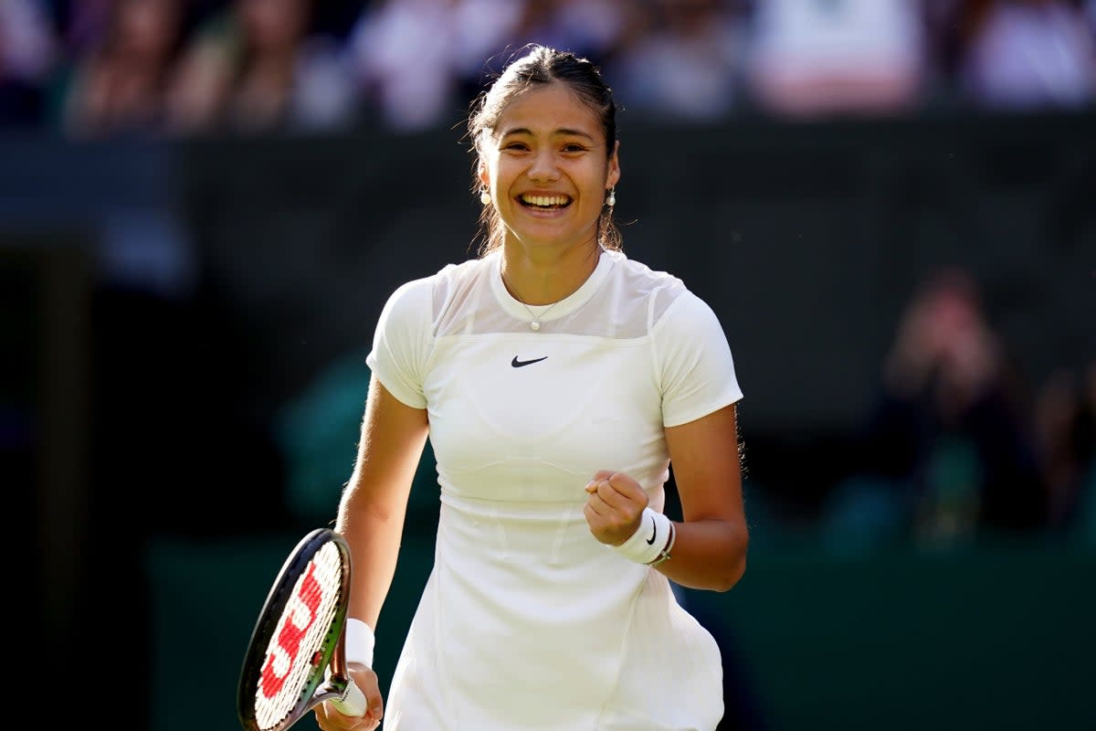 Emma Raducanu started her season with a win (Adam Davy/PA) (PA Wire)