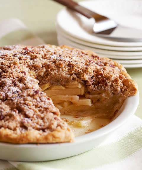 Apple Pie with Salted Pecan Crumble