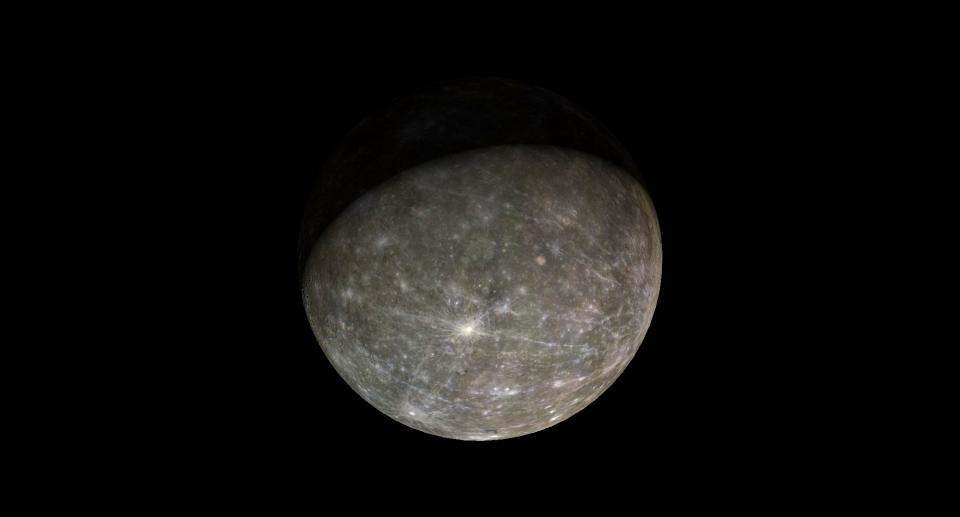 An illustration of Mercury.