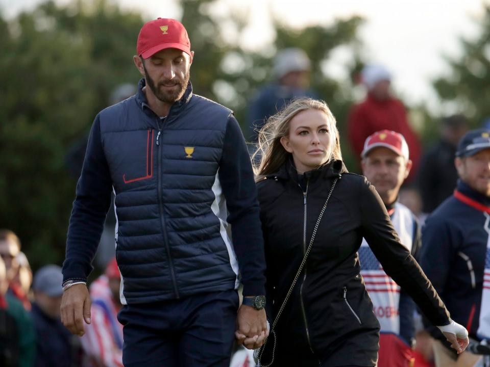 Dustin Johnson Paulina Gretzky