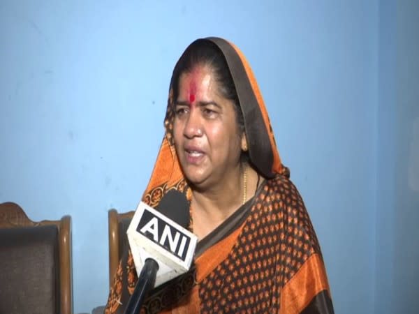 BJP leader Imarti Devi speaking to ANI in Bhopal on Sunday. [Photo/ANI]