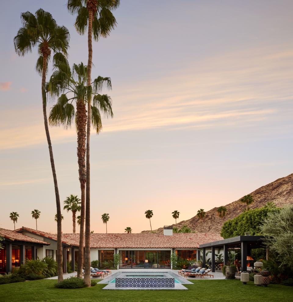 Lucas Interior Embraces Color to Modernize a Palm Springs Spanish Revival Home