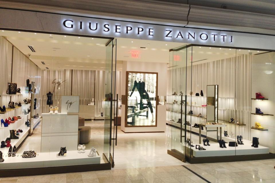 Giuseppe Zanotti’s Atlanta store.