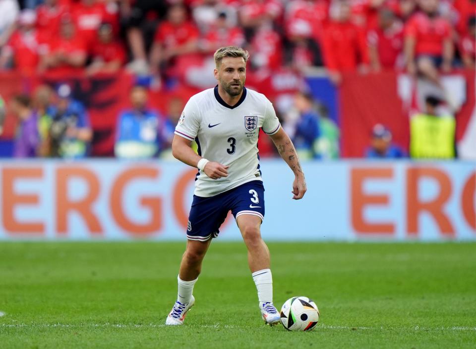 Luke Shaw came off the bench against Switzerland (PA Wire)