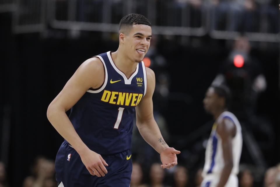 Are we seeing the emergence of Michael Porter Jr.? The Nuggets definitely hope so. (AP Photo/Darron Cummings)