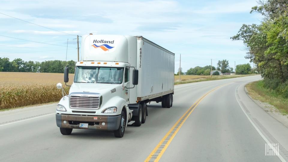 Holland primarily services the Midwest. (Jim Allen/FreightWaves)