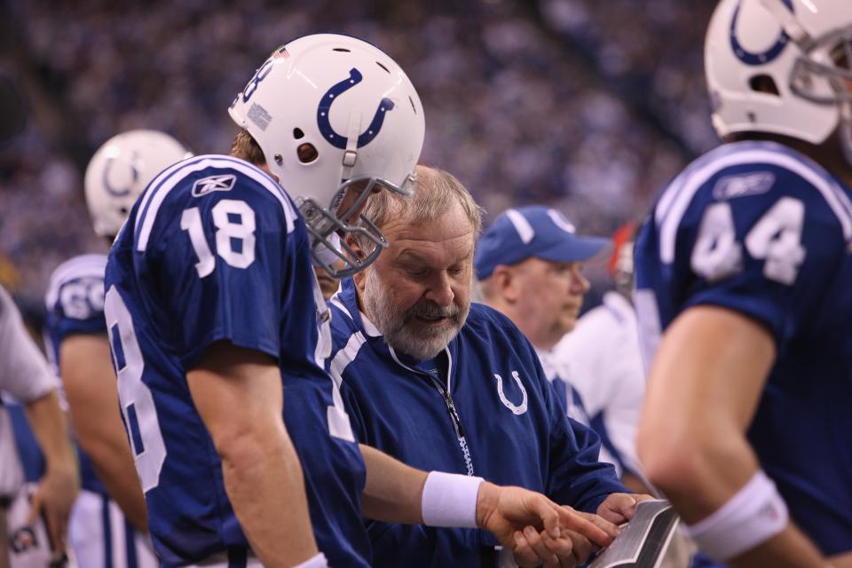 Howard much instructs Peyton Manning.