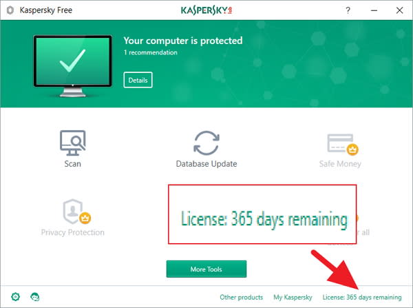 Kaspersky Free 英文版開放下載，安裝後免序號自動取得授權