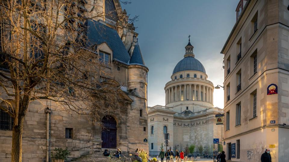Pantheon monument in 5th arrondissement in Paris