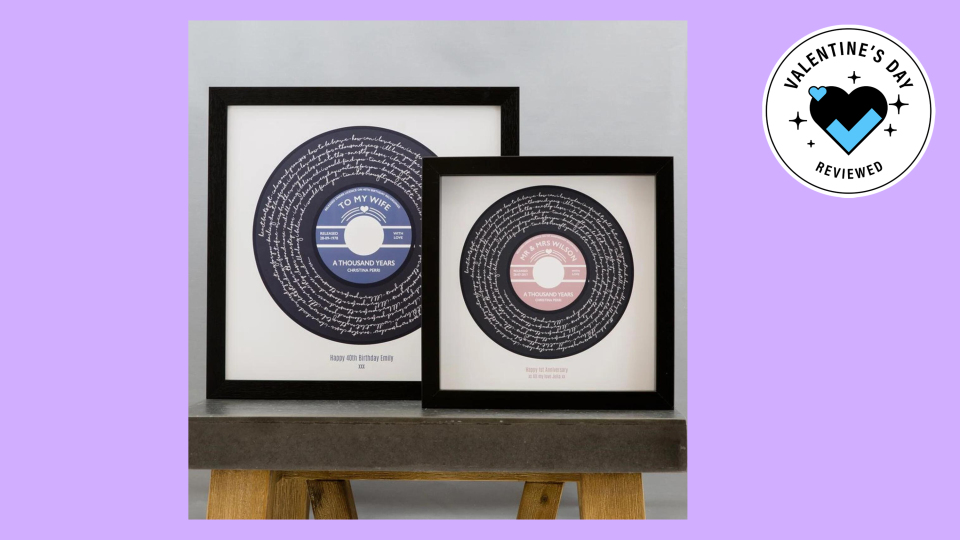 Best personalized Valentine’s Day gifts 2023: Custom Vinyl Record Label