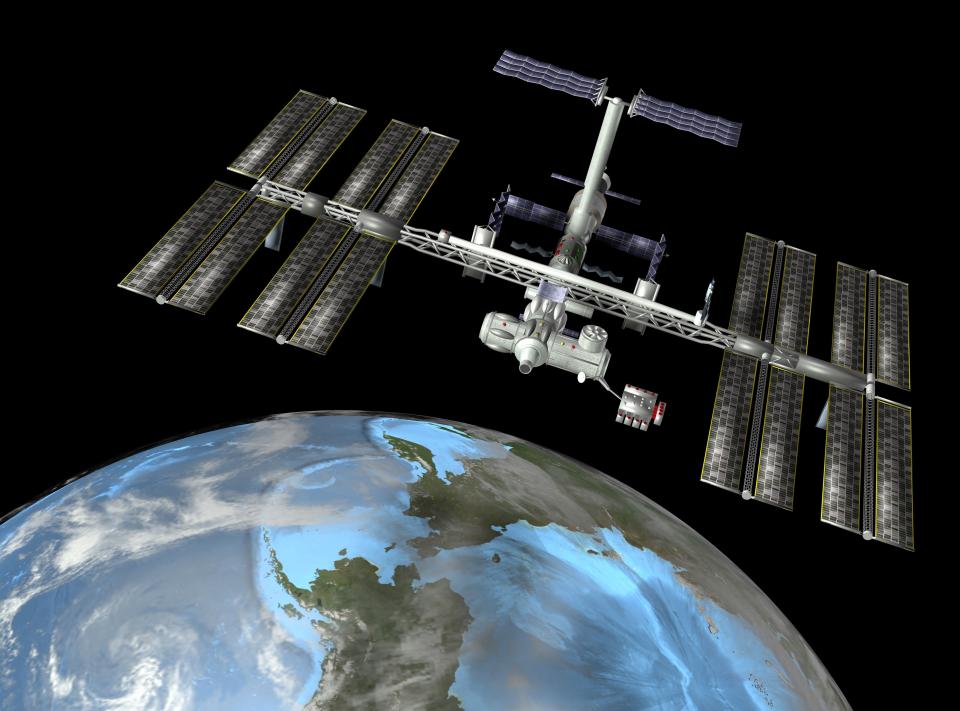 International Space Station. Photo: imageBROKER/REX/Shutterstock