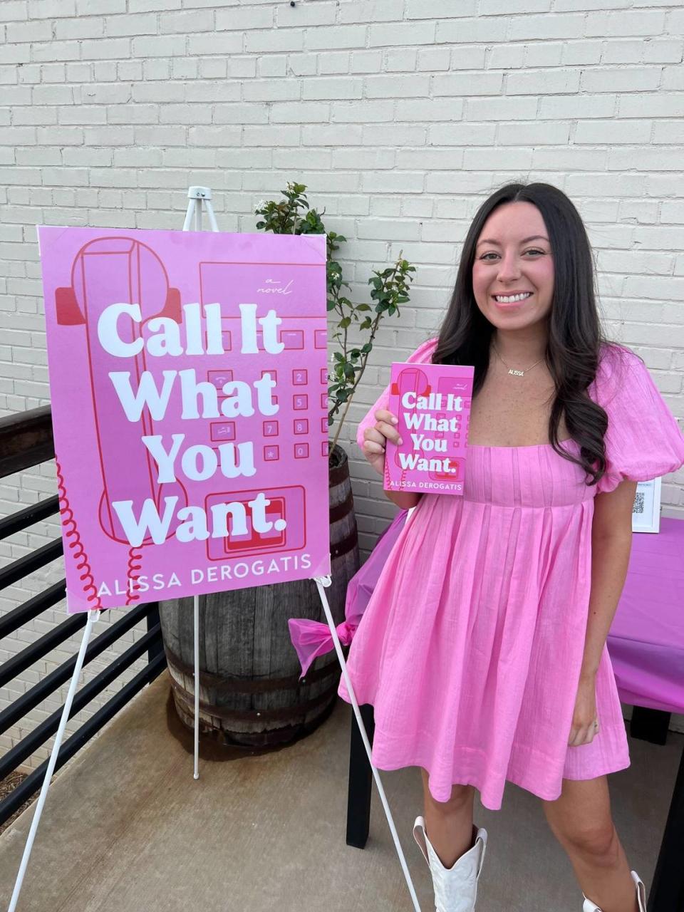 Alissa DeRogatis at her launch party for ‘Call It What You Want’ in Charlotte, NC.